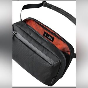 NWT ALPAKA Element Tech Case Stylish Black & Orange with crossbody strap